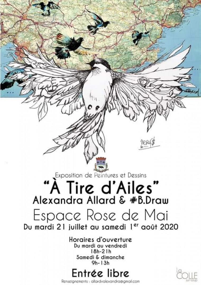 A tire d'ailes - Alexandra Allard et #B.Draw